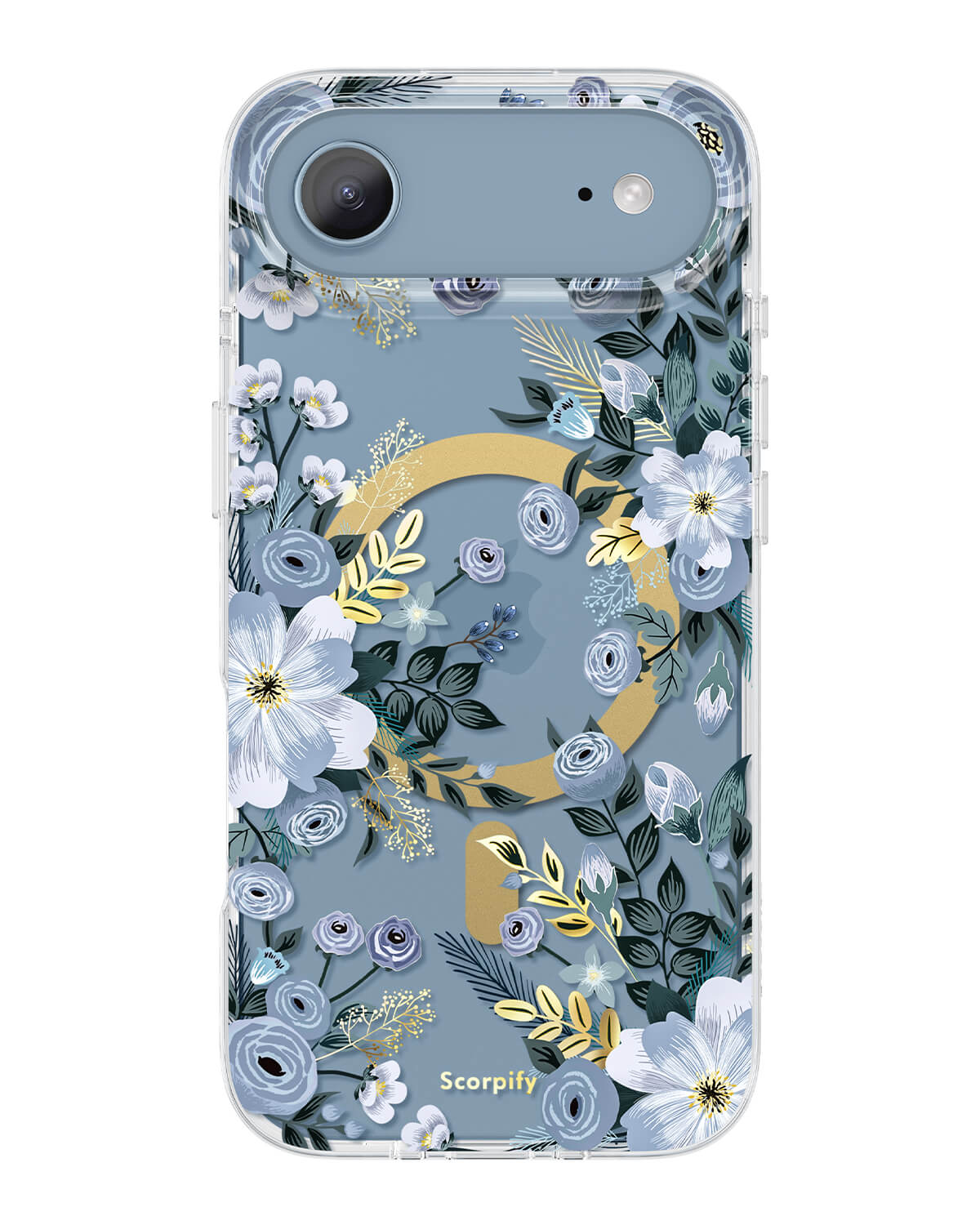 Blue Nemophila Floral Magsafe 17 iPhone Case - Scorpify