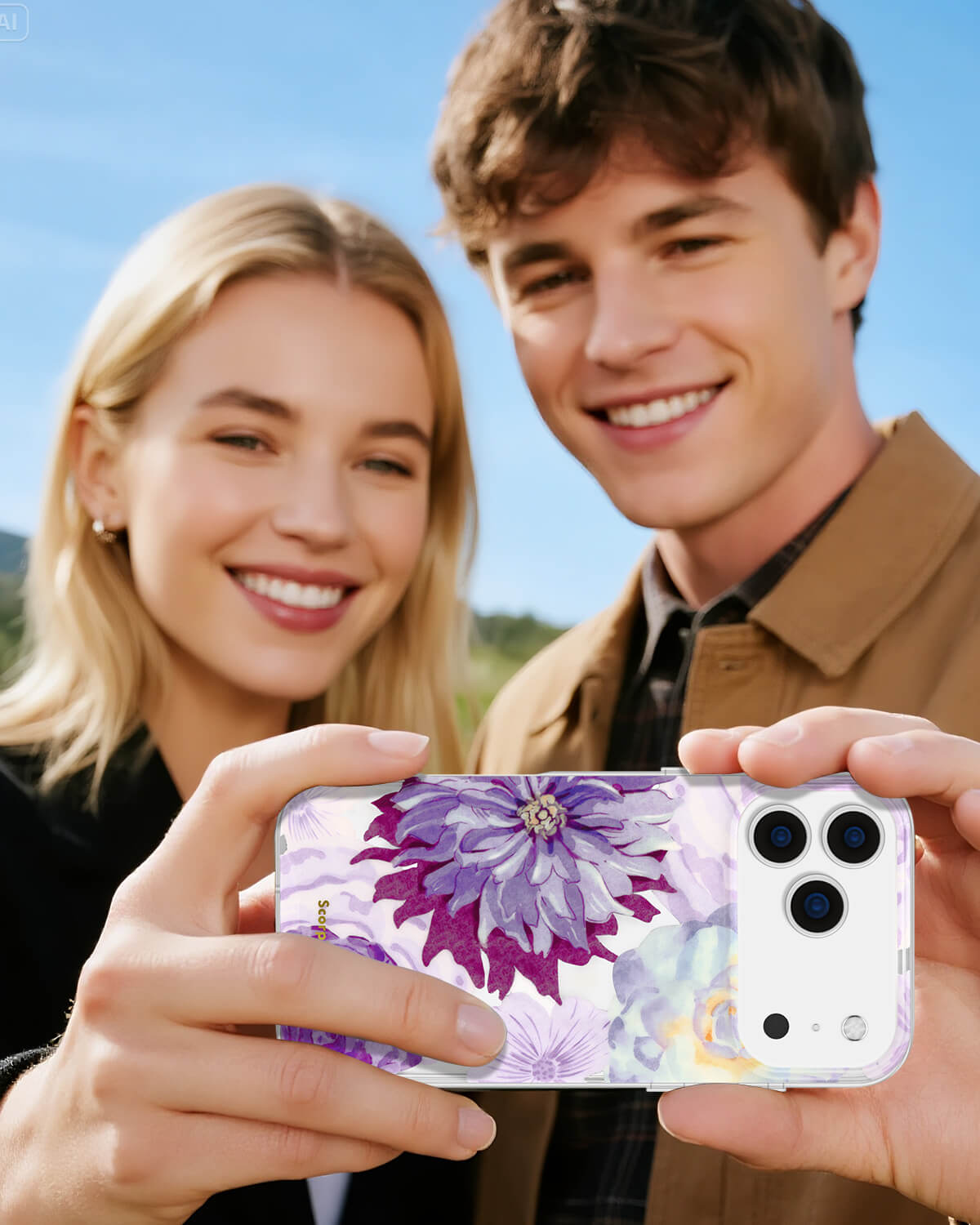 iPhone 17 Purple Zinnia MagSafe Case