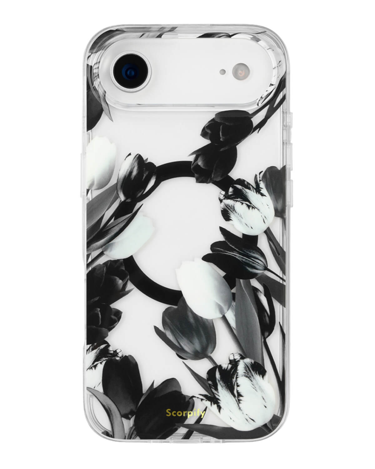 Black Tulip MagSafe iPhone Case