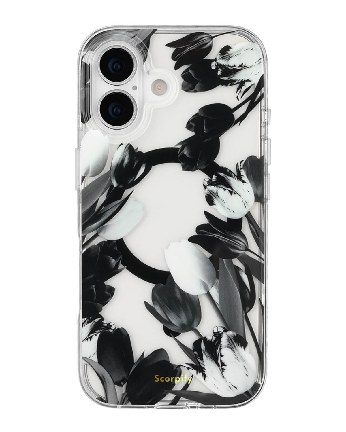 Black Tulip MagSafe iPhone Case