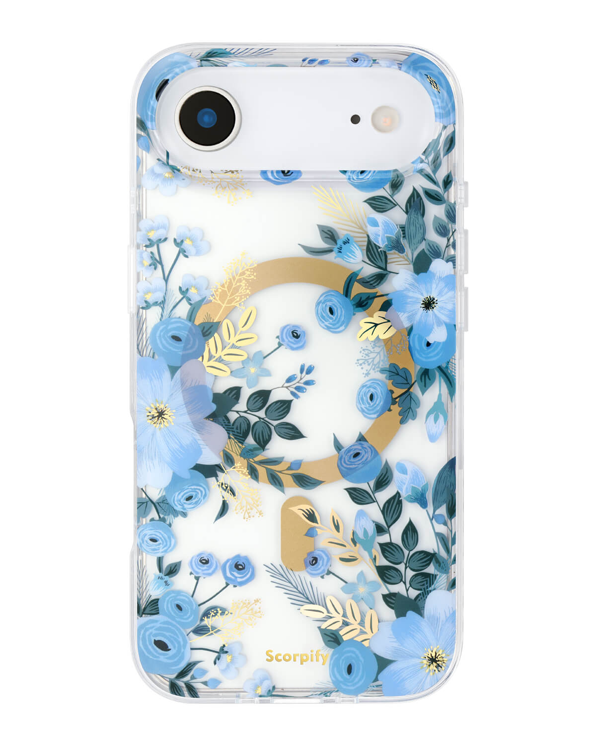 Trendy Blue Nemophila Floral Magnetic iPhone Case - Scorpify