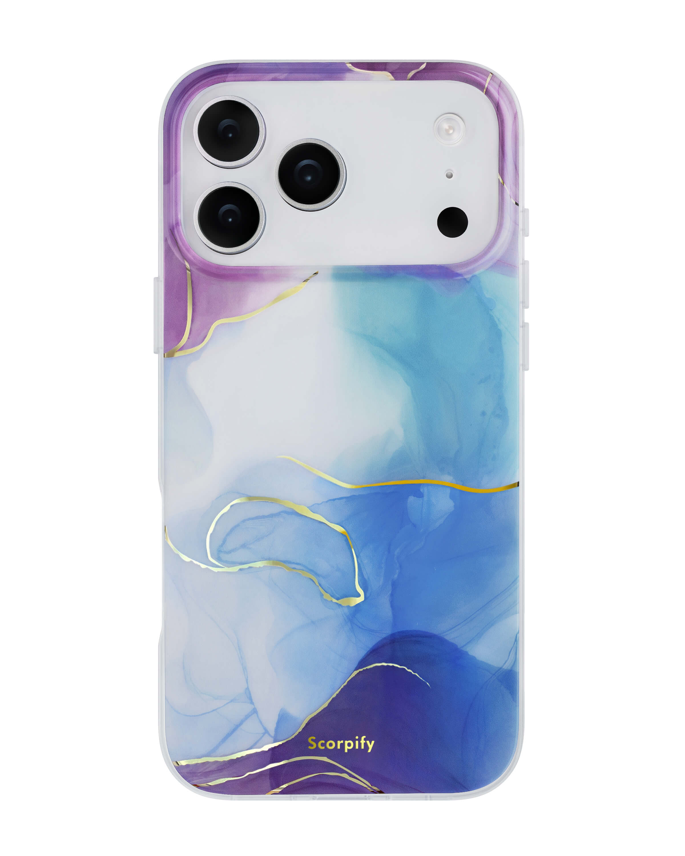 iPhone 17 blue marble MagSafe phone case cover