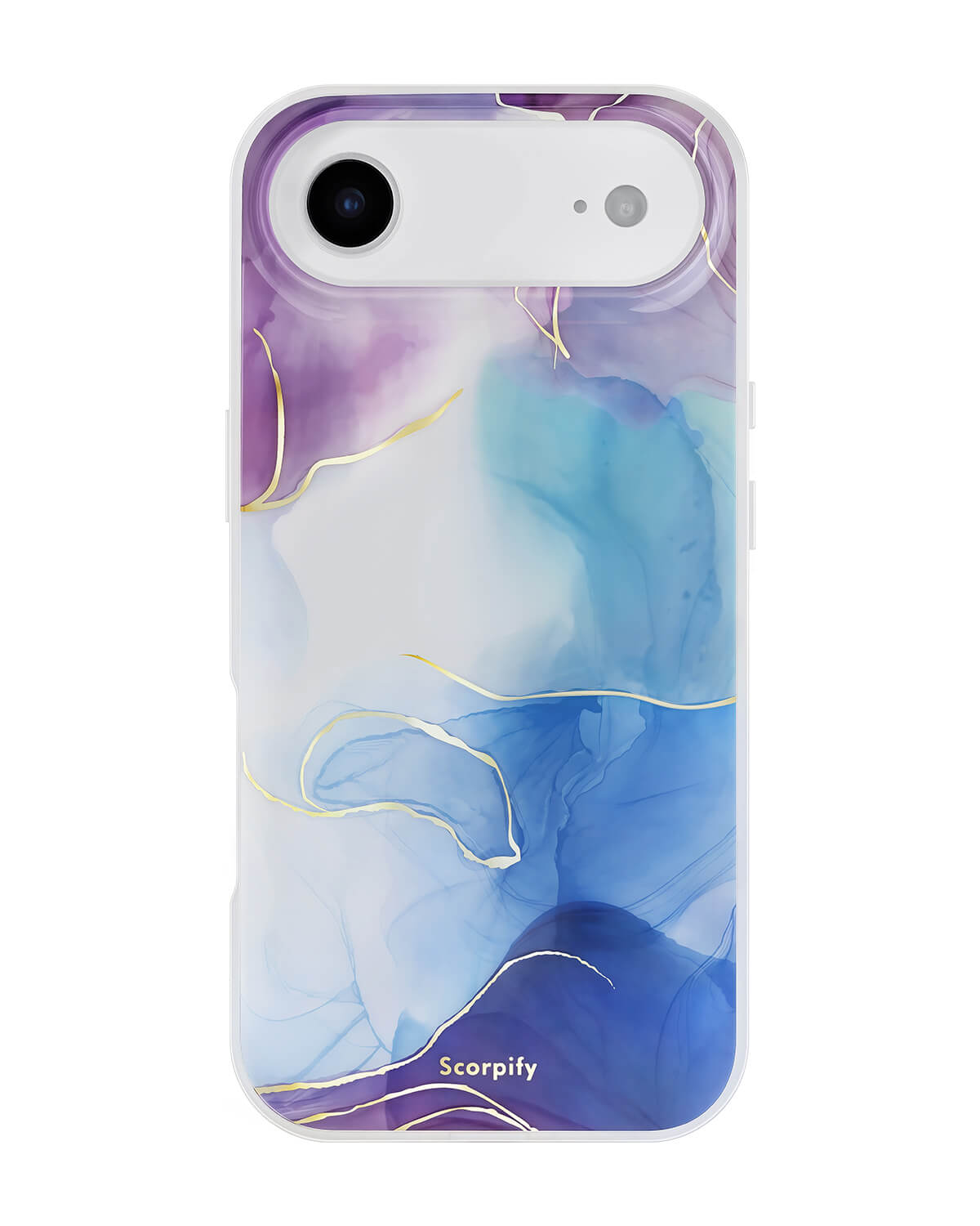 Chic marble phone case gold for iPhone 17 models