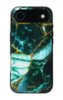Chic Green Pattern iPhone 17 Case Offering Comfortable Grip