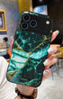 Emerald Green Marble Phone Case With Glossy Finish for iPhone 17