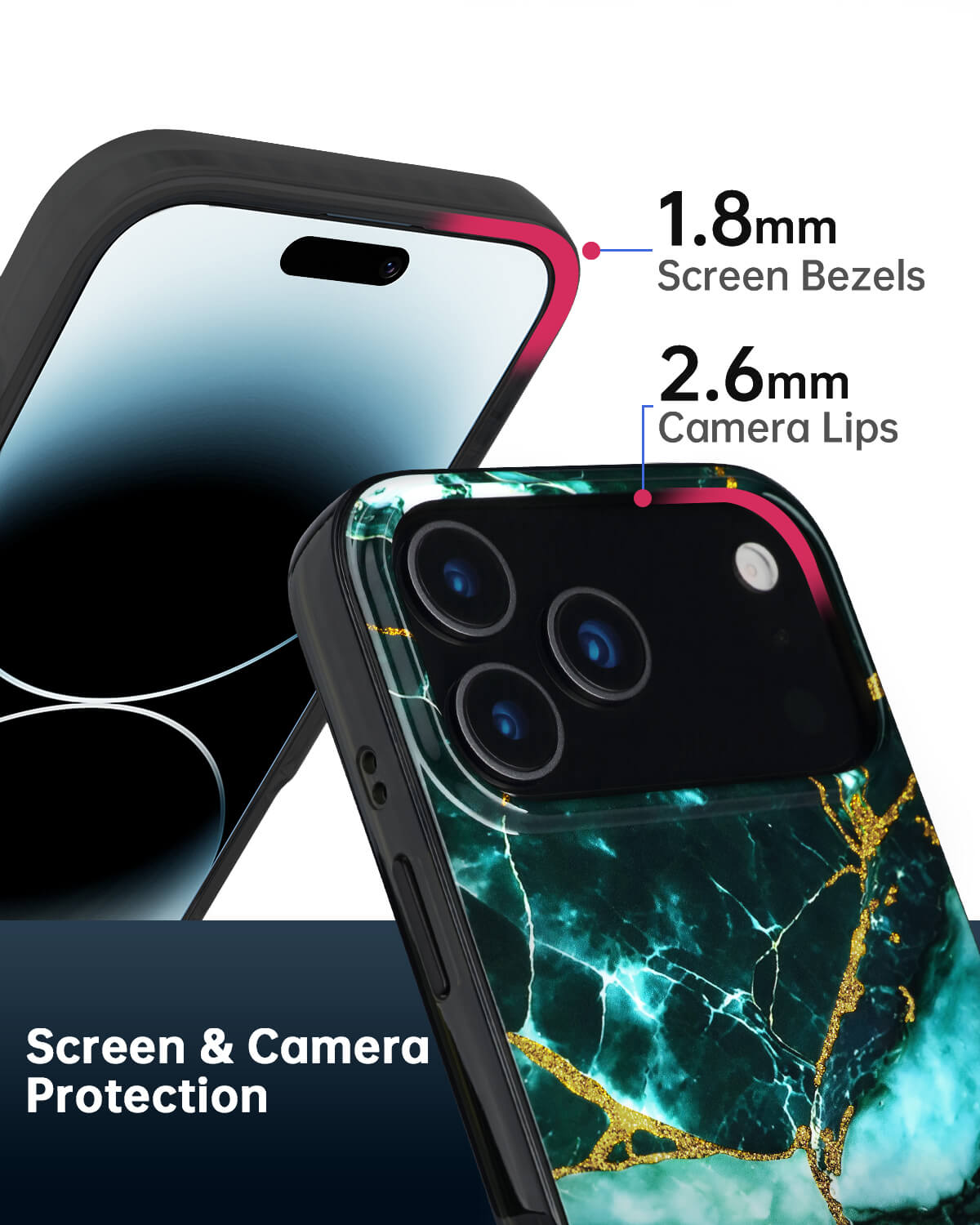 Modern Marble Texture Phone Case For iPhone 17 Protection