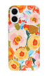 Gold Floral Design Phone Case With Magsafe Support