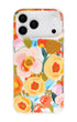 Floral Gold Finish iPhone Case With Magnetic Function
