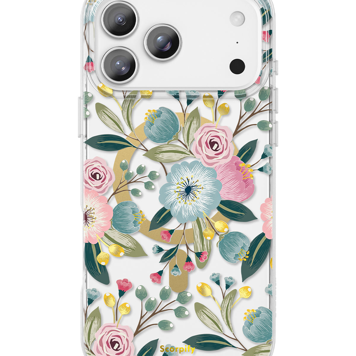 Hibiscus Floral Phone Case for iPhone 17 Pro