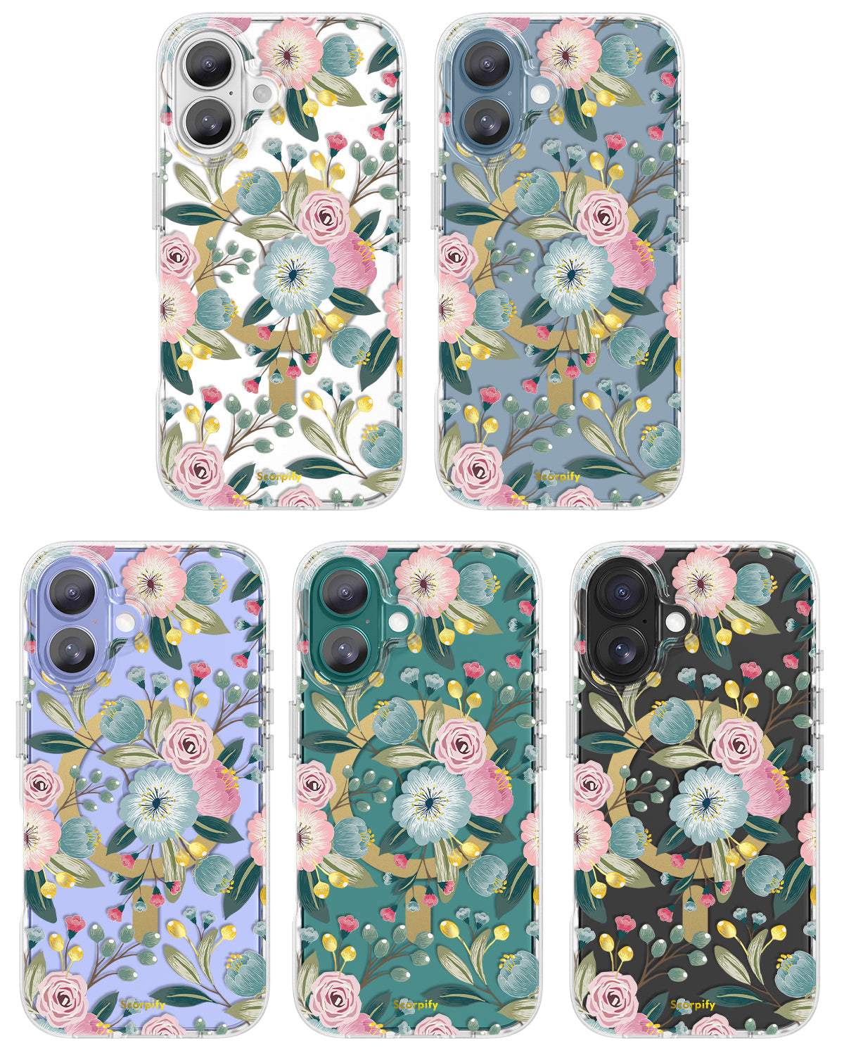 Scorpify iPhone 17 Case Hibiscus Impact Case with MagSafe Scorpify iPhone 17 Case Hibiscus Impact Case with MagSafe