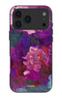 Lilac painting-style iPhone case offering a creative look