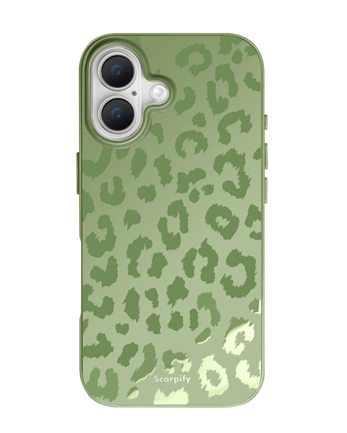 Nature-inspired moss leopard design for modern phone case