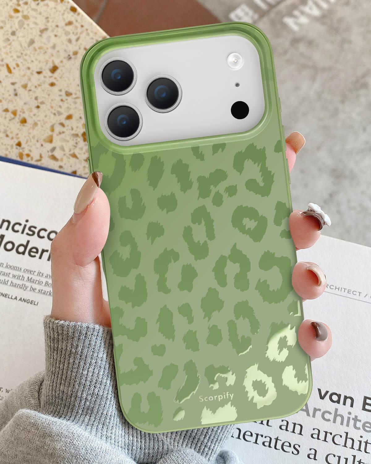 Scorpify iPhone 17 Case Moss Leopard Impact Case with MagSafe Scorpify iPhone 17 Case Moss Leopard Impact Case with MagSafe