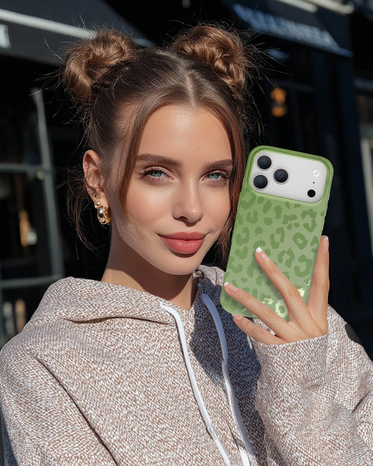 Bold Moss Leopard Phone Case Adding Distinctive Touch