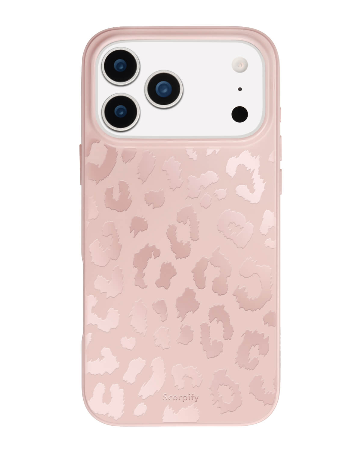 Neutral leopard design featured on a slim iPhone case