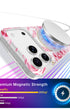 Pastel floral phone case iPhone 17 MagSafe compatible