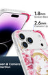 Slim protective floral iPhone 16 Pro case MagSafe ready