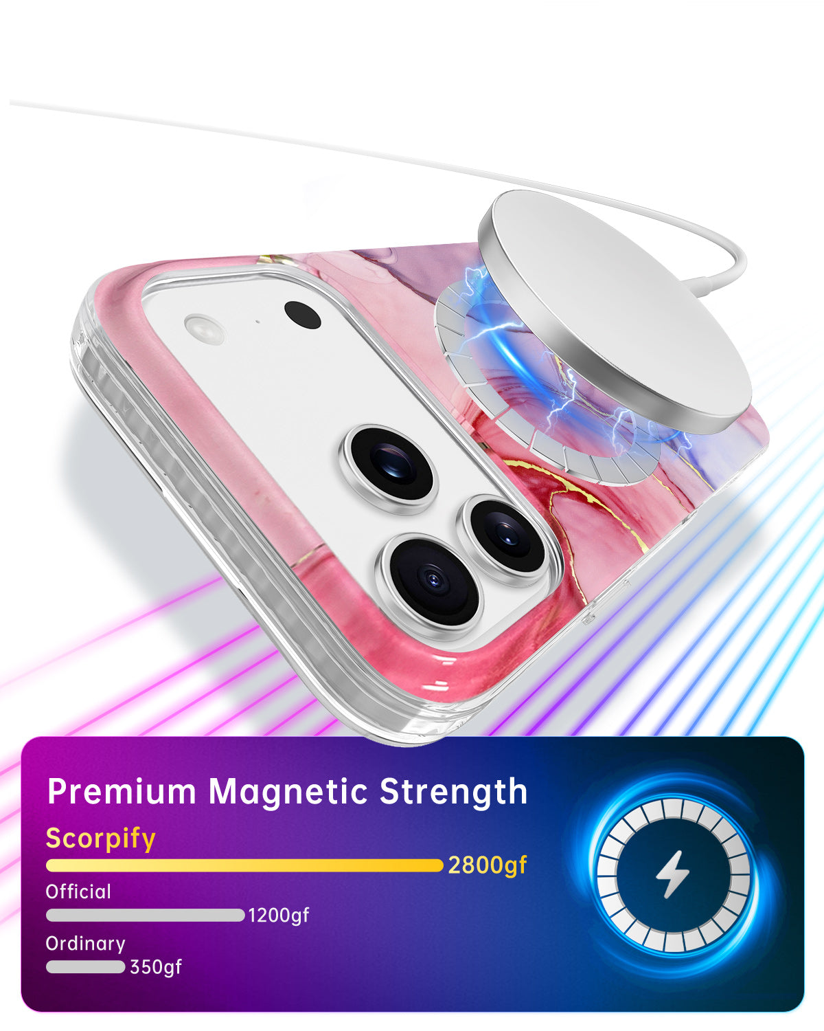 Slim MagSafe Phone Case Designed For Fast Wireless Charging for iPhone 7