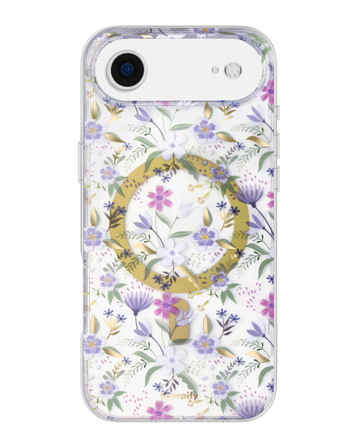 Purple Cherry Blossom MagSafe iPhone Case
