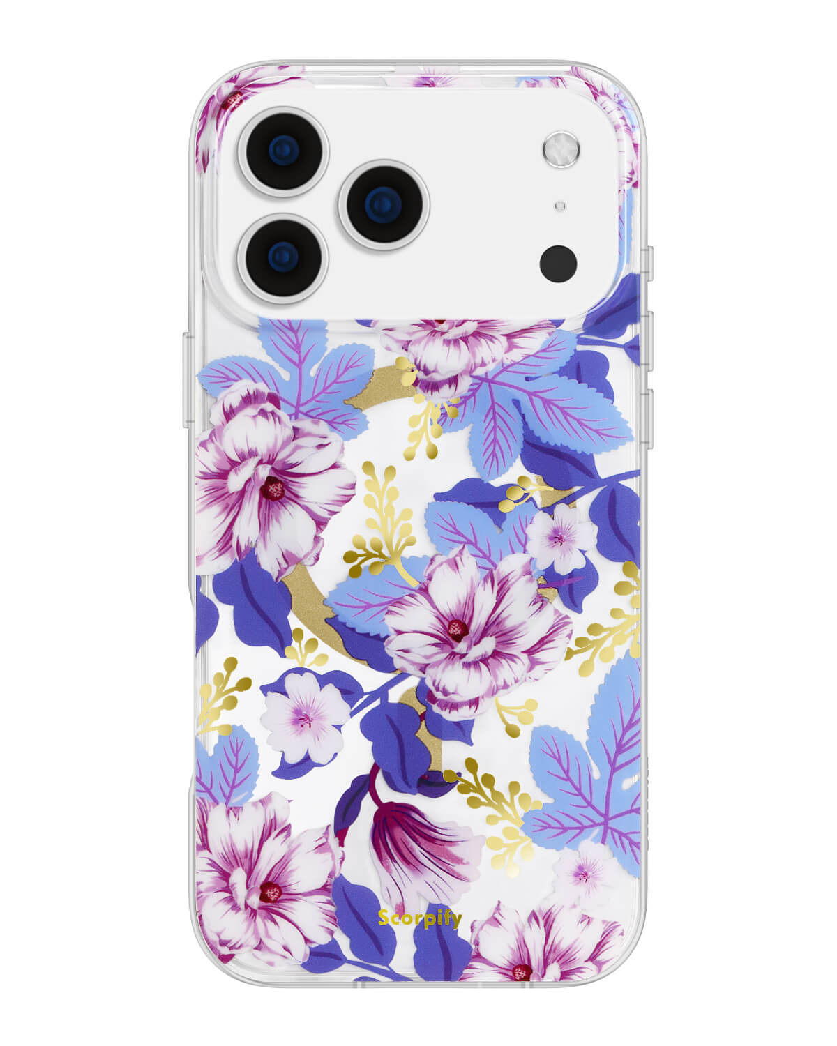 Purple Hibiscus MagSafe iPhone Case
