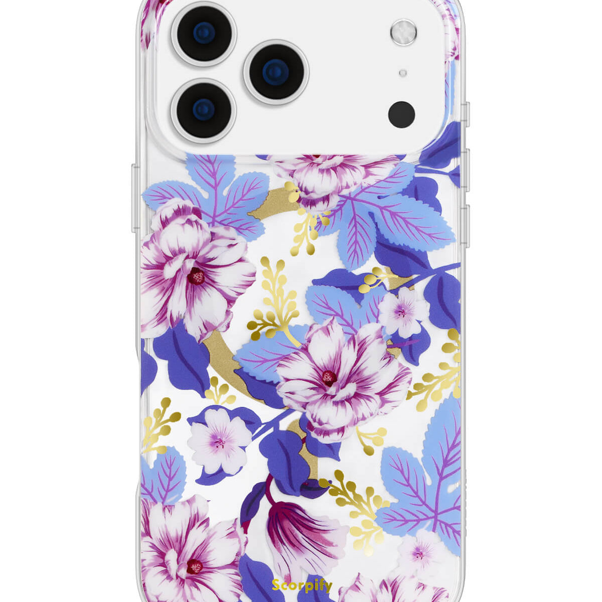 Purple Hibiscus MagSafe iPhone Case