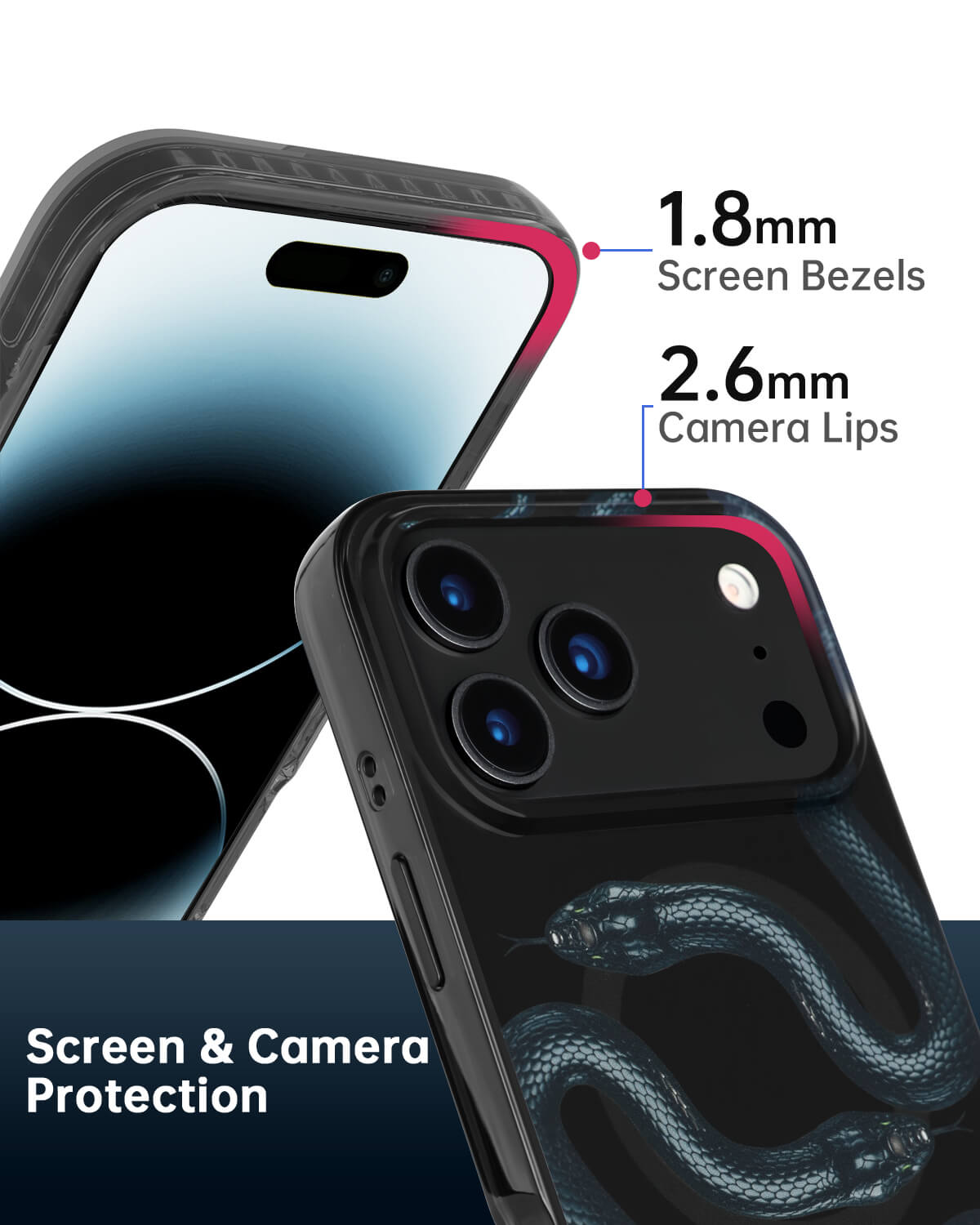 Strong Black iPhone 17 Case Crafted For Sleek Protection