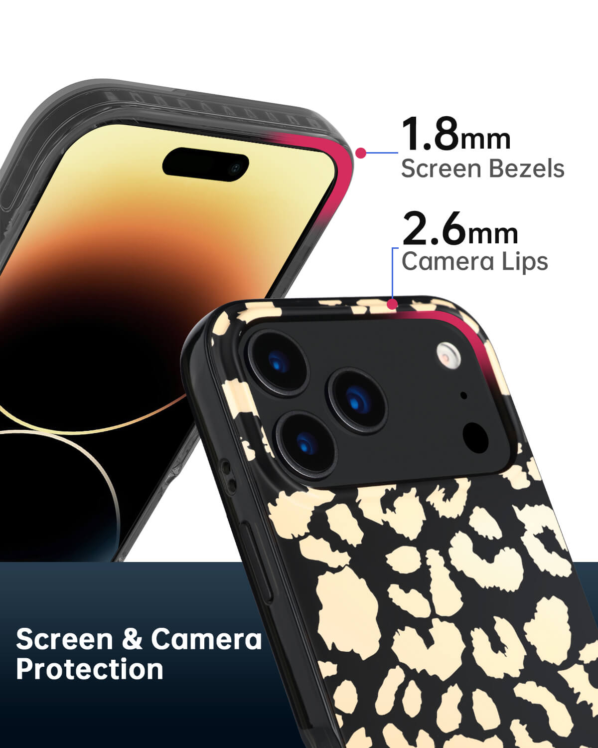 iPhone 17 Skin Tone Leopard Print MagSafe Case