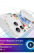 Slim floral iPhone case MagSafe compatible and protective