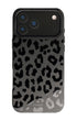 Black Leopard Phone Case with Modern Slim Style for iPhone 17 Pro Max