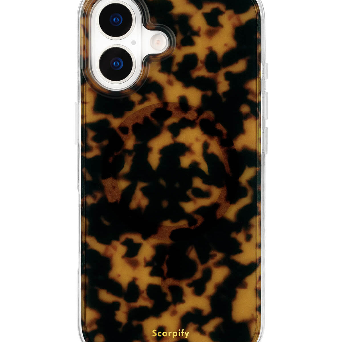 Fashionable tortoise shell iPhone 14 Pro case design