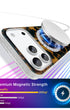 Modern tortoise print phone case MagSafe compatible