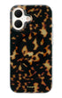 Classic tortoise iPhone 17 Pro case in dark brown design