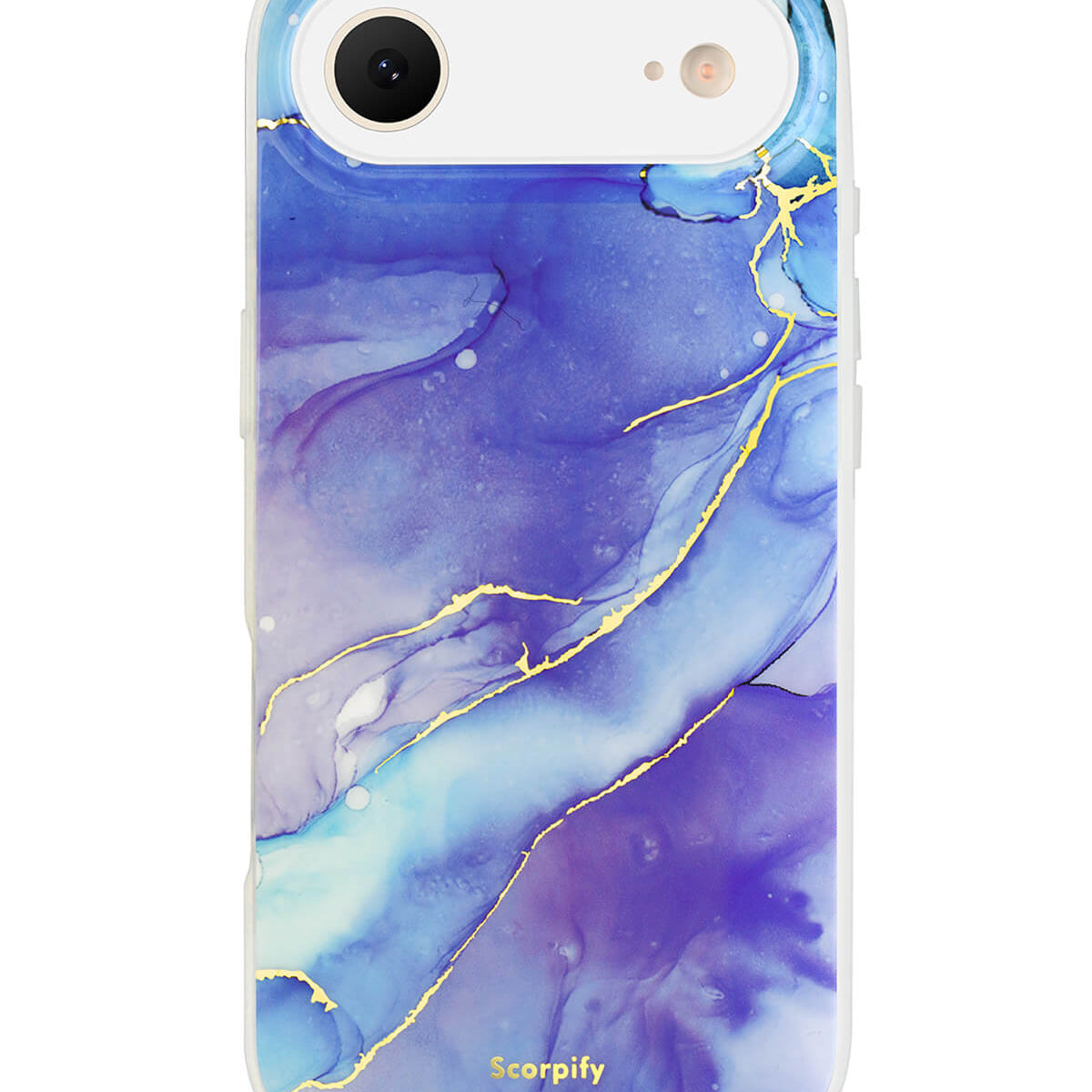 Modern marble iPhone case with artistic gradient look