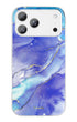 Blue marble iPhone 17 case with gradient finish
