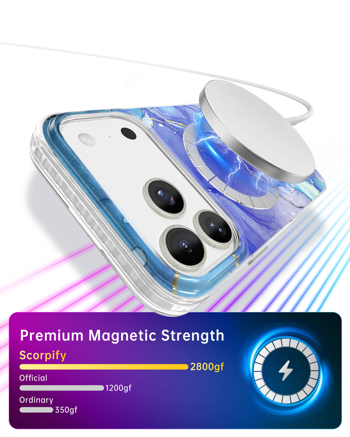 Protective gradient case iPhone 17 MagSafe compatible