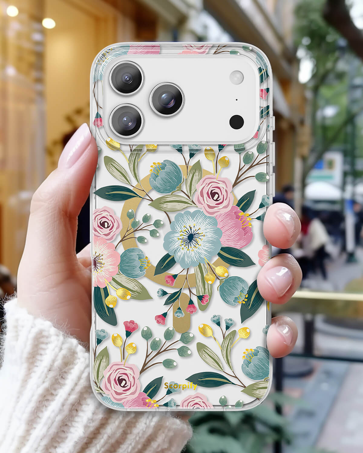 Hibiscus Floral MagSafe 17 iPhone Case - Scorpify