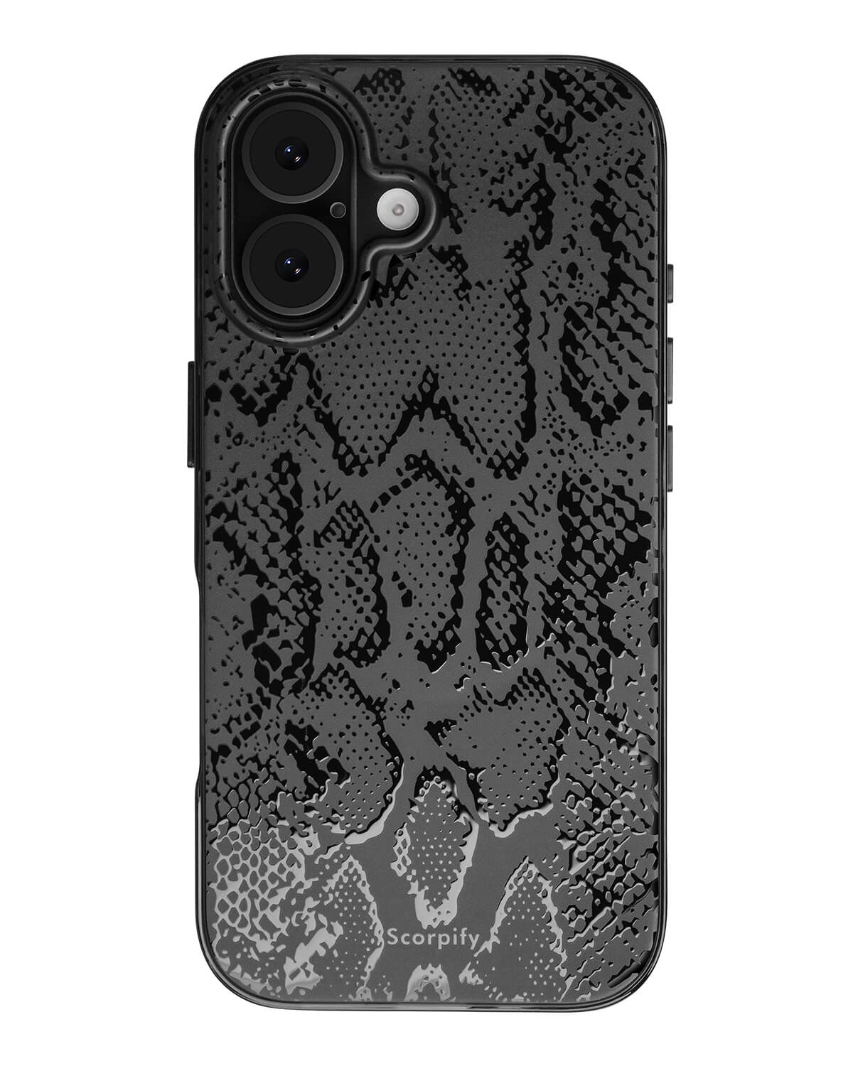 iPhone 17 Matte Black Snake MagSafe Case - Scorpify