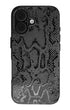 Scorpify matte black snake iPhone case edgy look