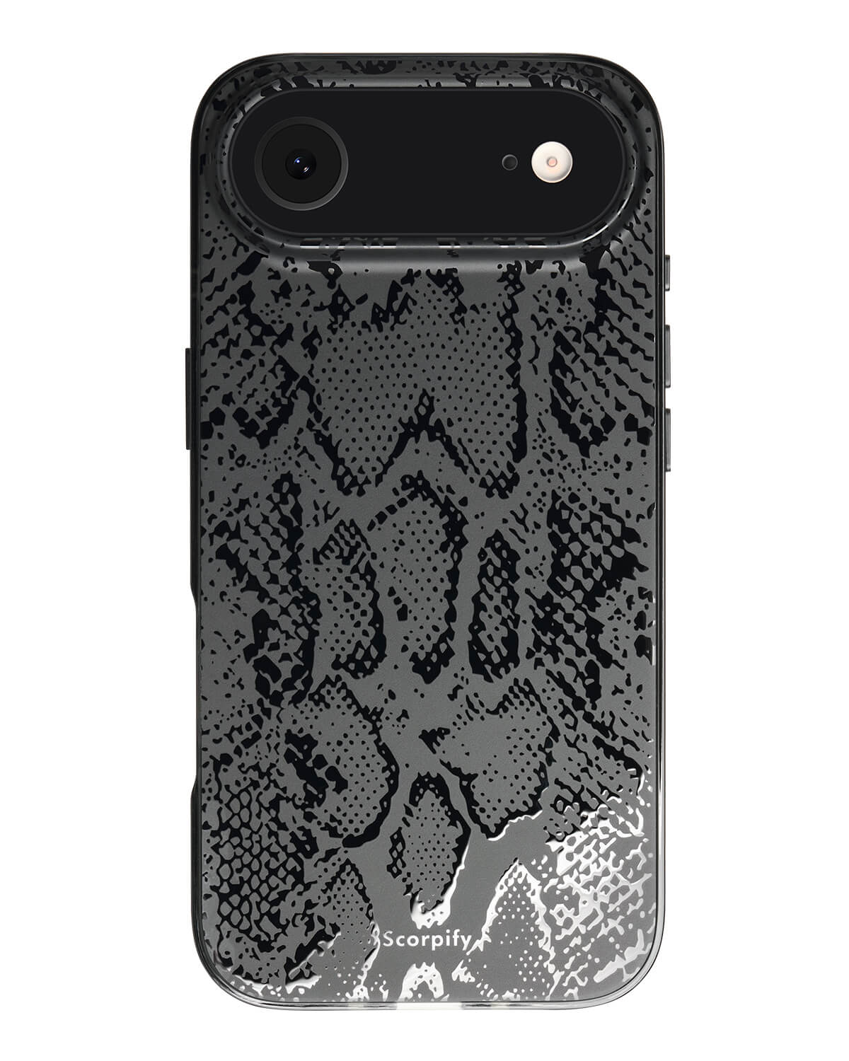 Solid matte snakeskin iPhone case sleek aesthetic