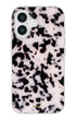 Elegant tortoise phone case with pink tortoise pattern