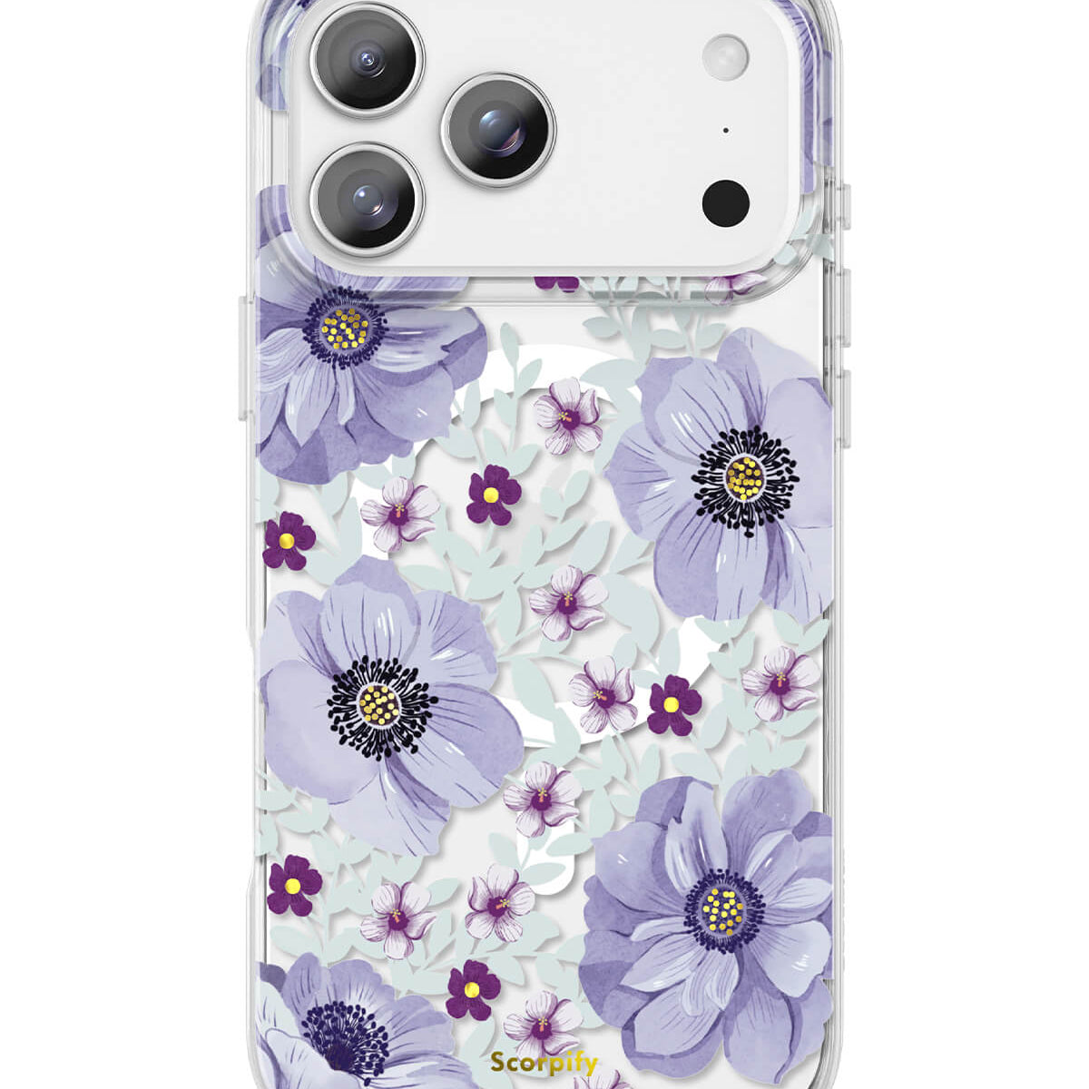 Purple Anemone MagSafe iPhone Case