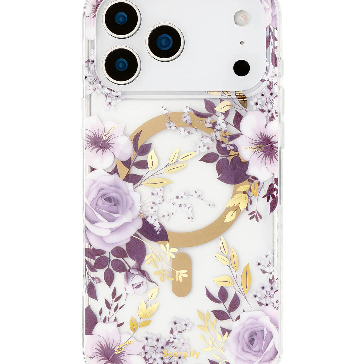 Elegant Floral Phone Case With Subtle Protective Touch for iPhone 17
