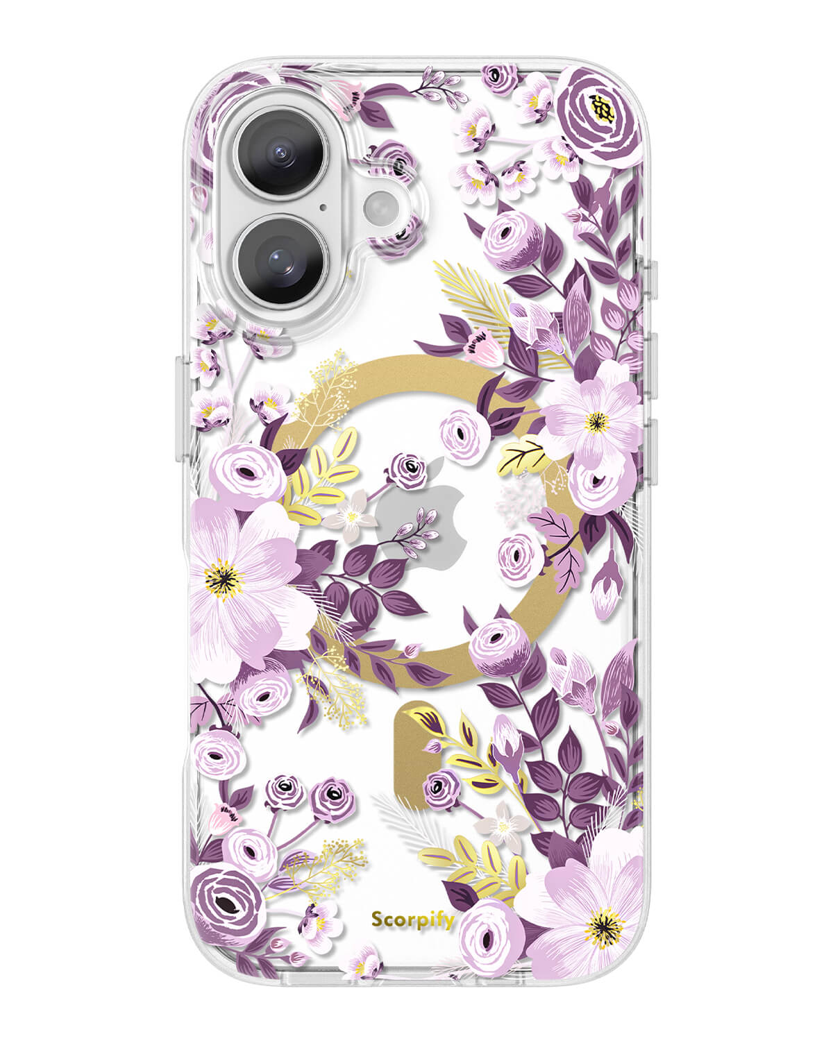 Purple Nemophila Magnetic iPhone Case
