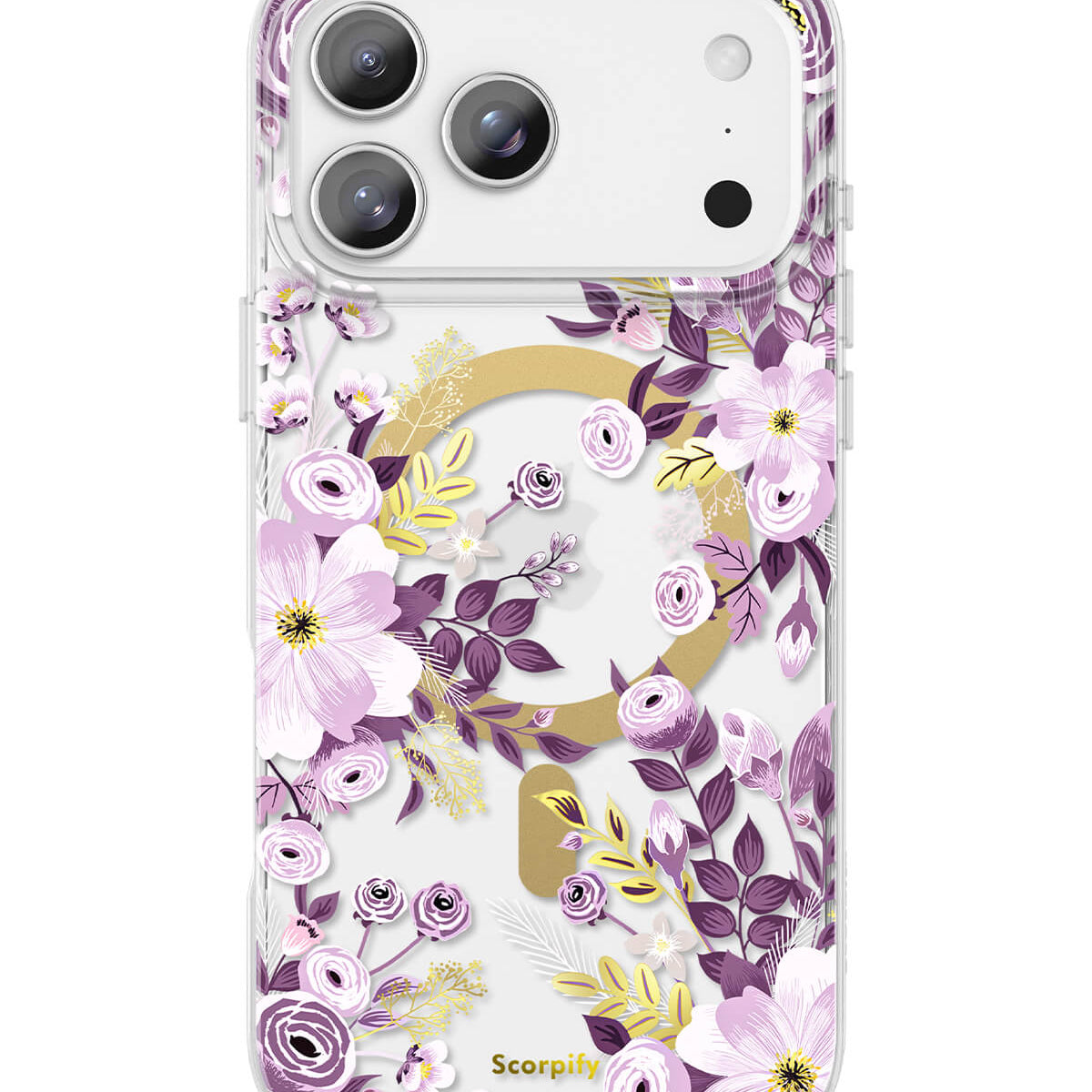 Purple Nemophila Magnetic iPhone Case