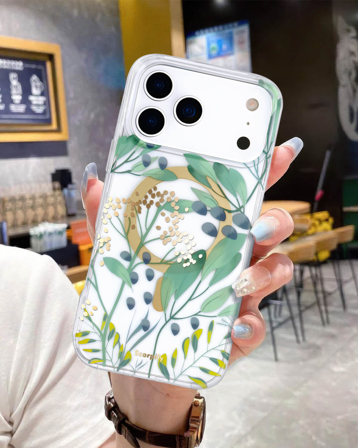 Floral Phone Case Featuring Vibrant Garden-inspired Art for iPhone 17