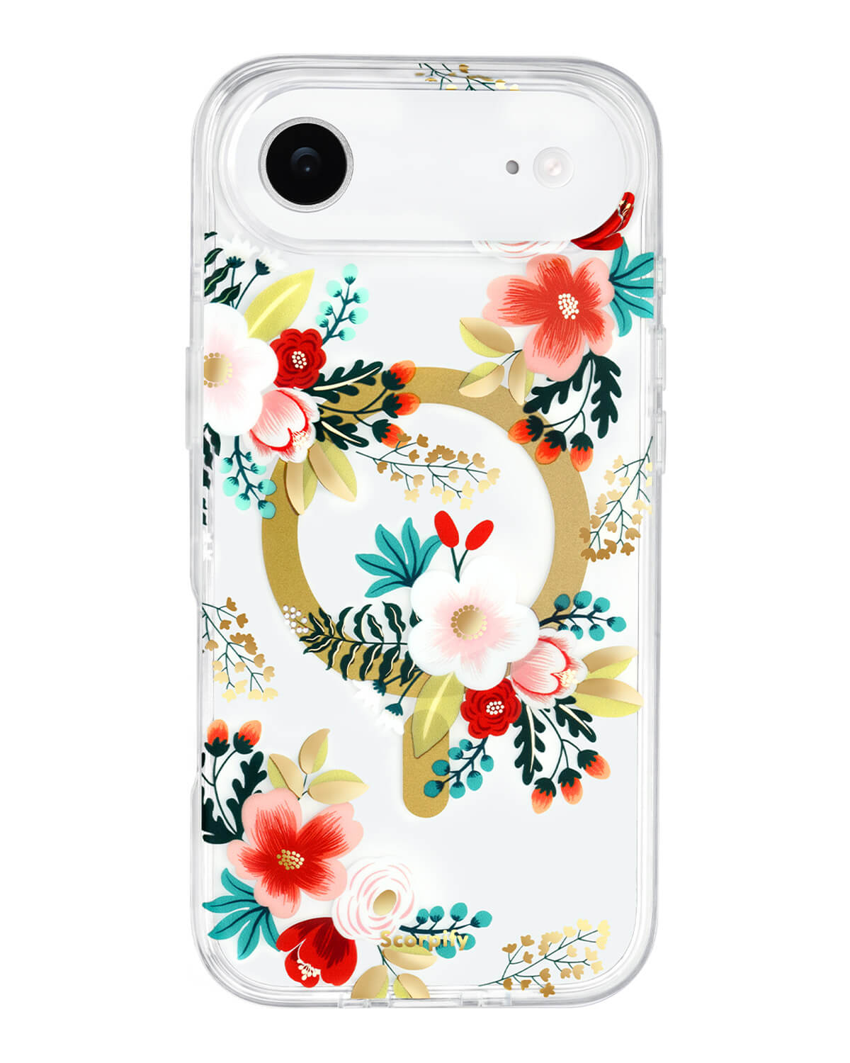 Fashionable iPhone cover floral in white primrose style