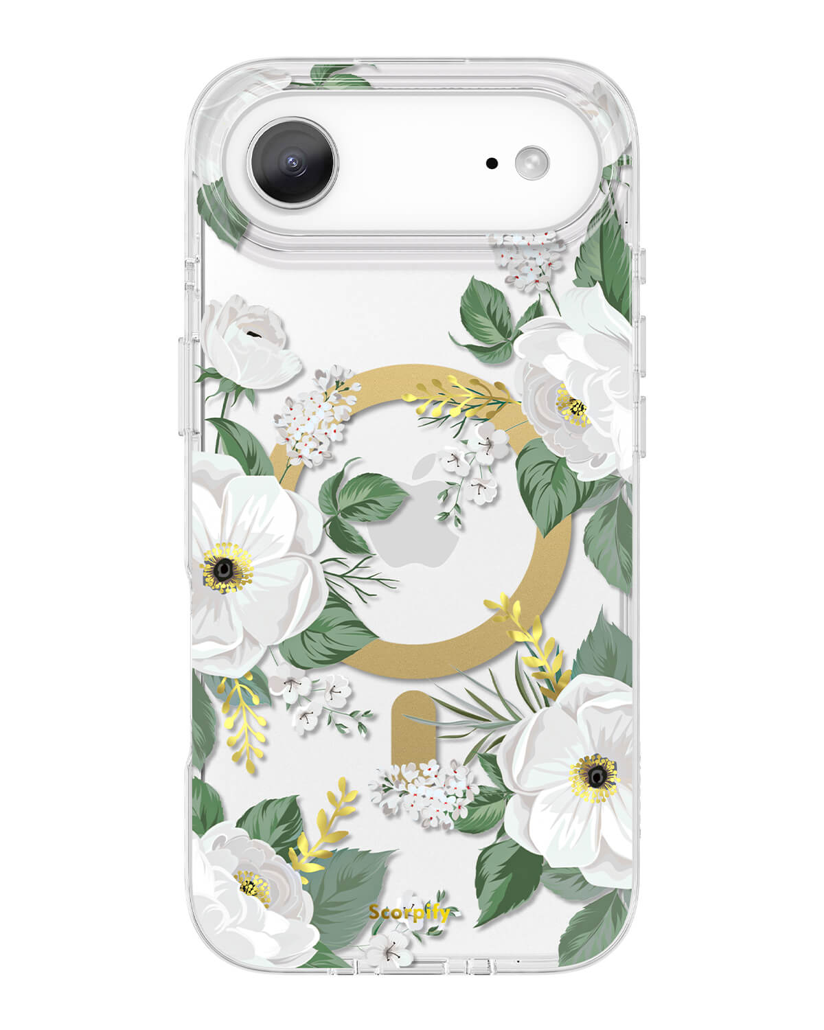 White Rose Magnetic iPhone Case