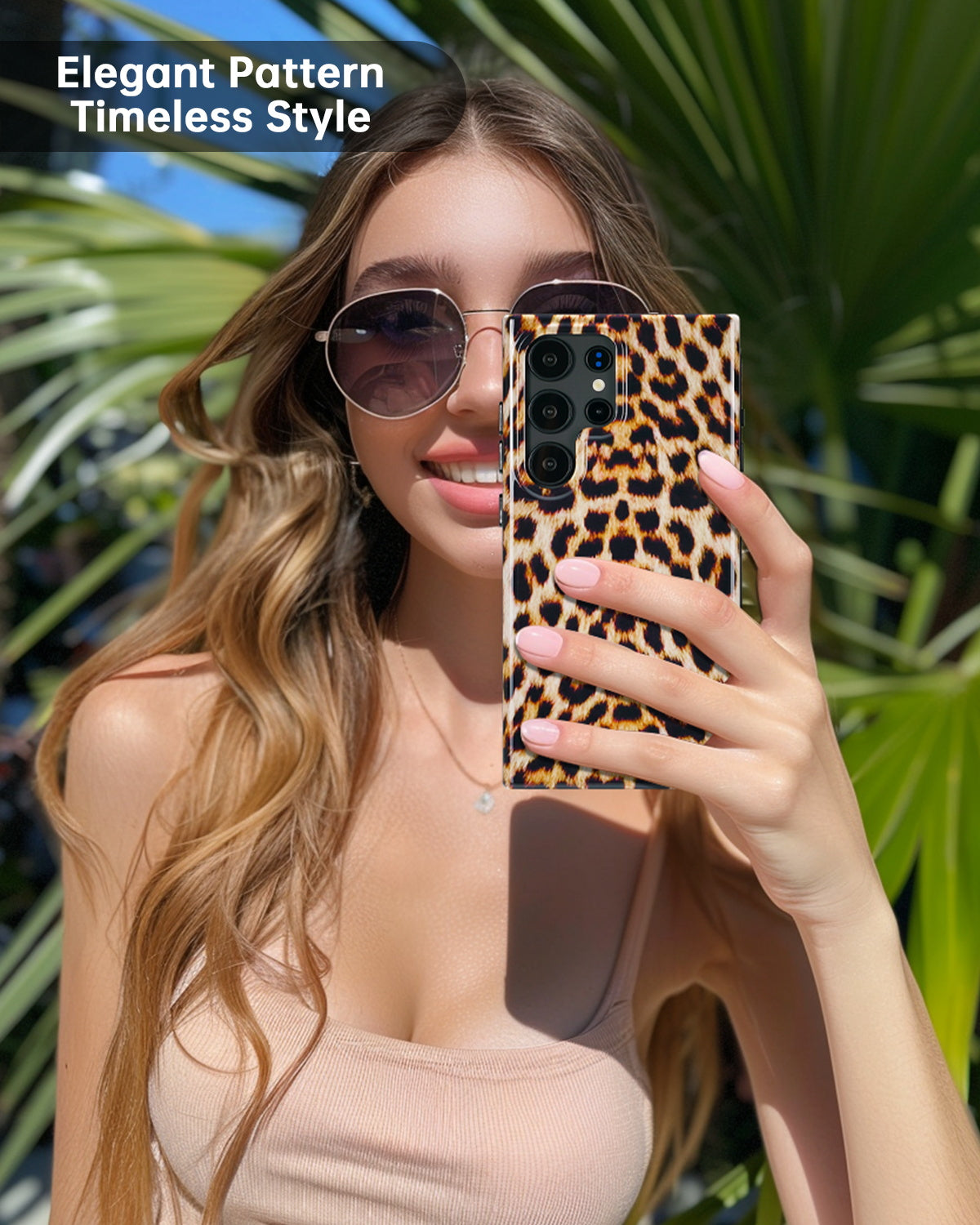 Leopard Fur Print MagSafe Samsung Galaxy Case