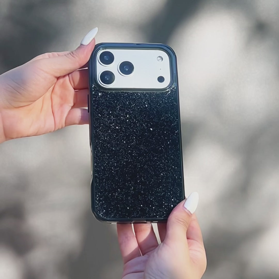 Noir Crystal Radiance MagSafe iPhone Case