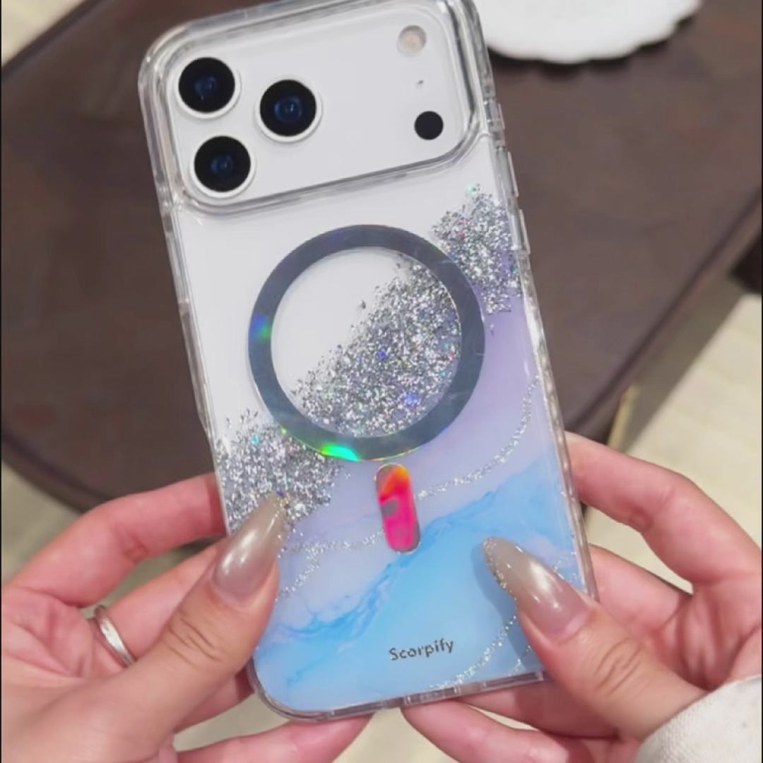 Gleam Arctic Aurora MagSafe iPhone Case